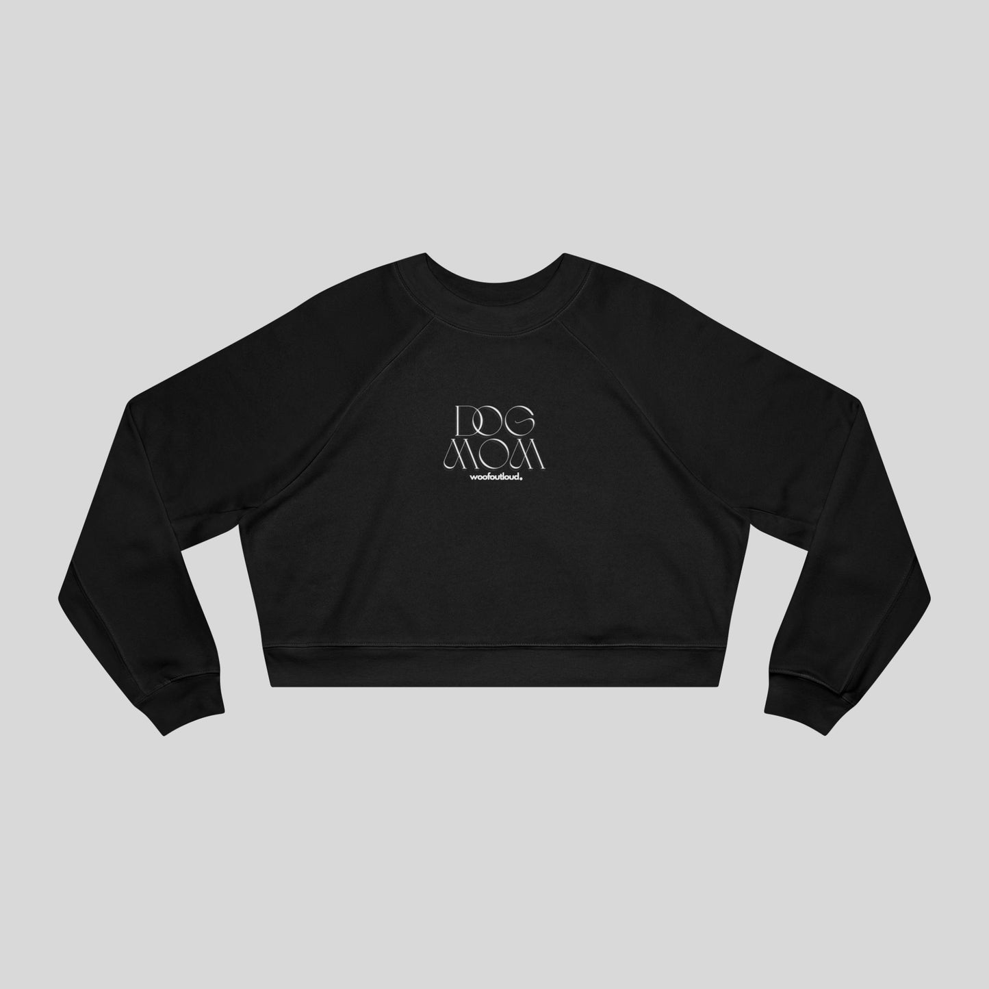 Proud Dog Mom: Cropped Crewneck